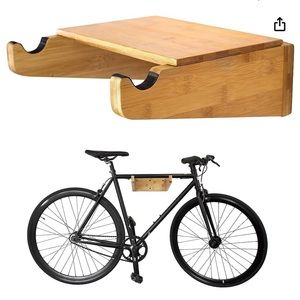 Bamboo Bike RACK. Space saving, functional and made from sustainable bamboo.